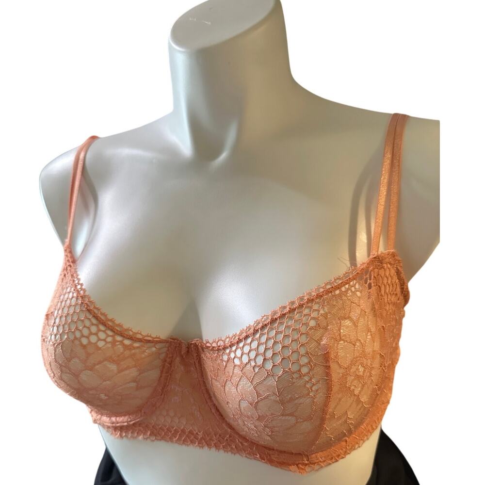 Adore Me Orange Bra